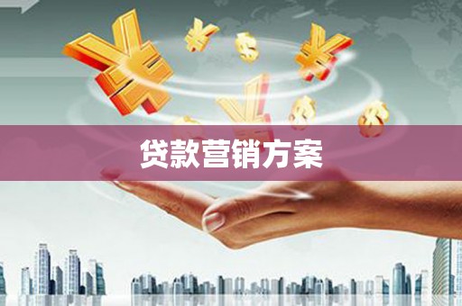 鹿城贷款营销方案