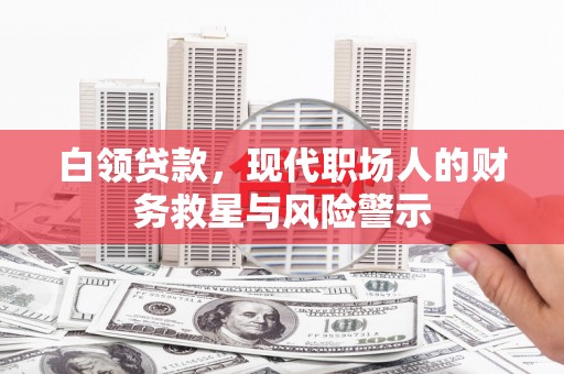 凤山白领贷款，现代职场人的财务救星与风险警示