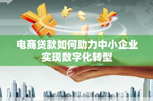 无极电商贷款如何助力中小企业实现数字化转型