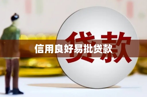 西昌信用良好易批贷款