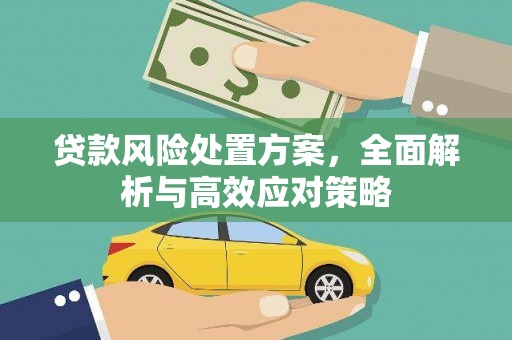 黄圃贷款风险处置方案，全面解析与高效应对策略