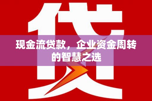 大埔现金流贷款，企业资金周转的智慧之选