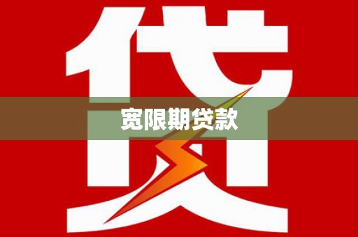 云龙宽限期贷款