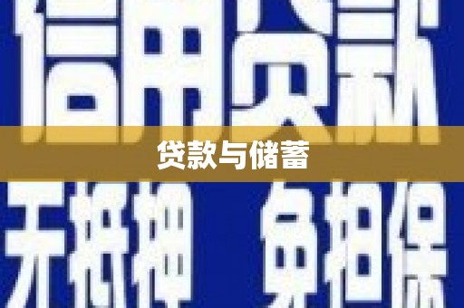善化贷款与储蓄