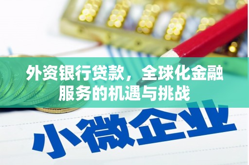 巫山外资银行贷款，全球化金融服务的机遇与挑战