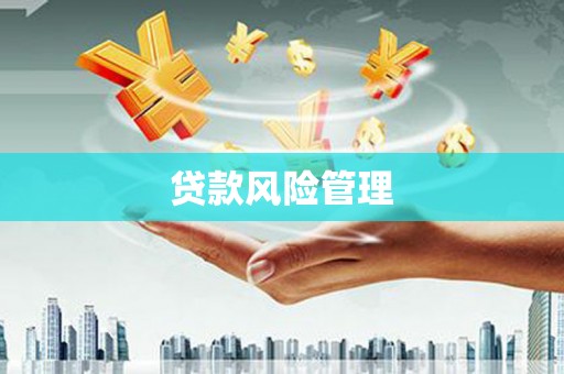 唐山贷款风险管理